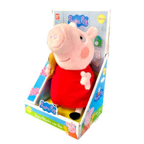 Peppa Pig Peluche Con Voz Bandai Tiendas Soriano