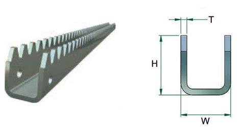 Mm High Straight Greenhouse Rack And Pinion Steel Continuous