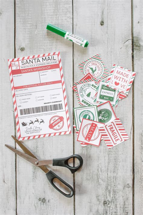 Elf On The Shelf Arrival Printable Shipping Label