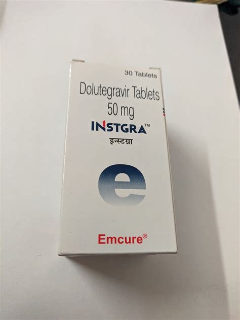 Instgra Mg Dolutegravir Tablets Emcure Treatment Hiv At Rs