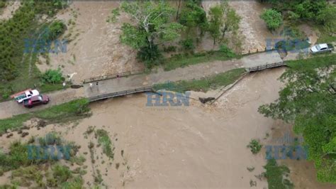 ImÁgenes A Punto De Quedar Incomunicados Varios Sectores De Honduras A Causa De Las Lluvias Hrn