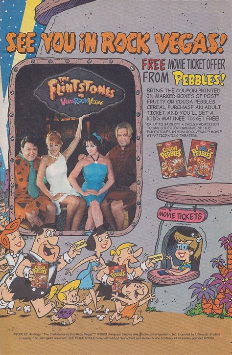 The Flintstones Post Pebbles Cereal Ad 2000 Okay All Of Flickr