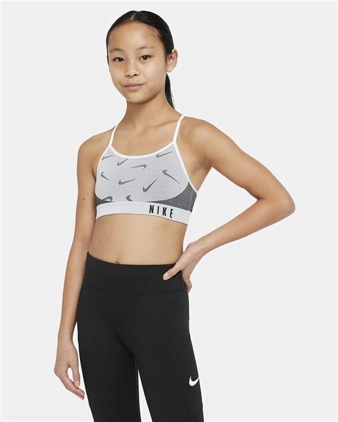 Nike Indy Older Kids Girls Sports Bra Nike Eg