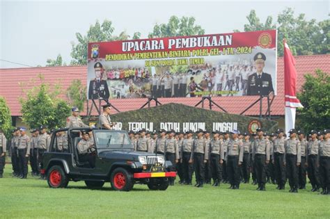 Kapolda Jatim Berikan Pembekalan Diktuk Bintara Polri Gelombag I Ta