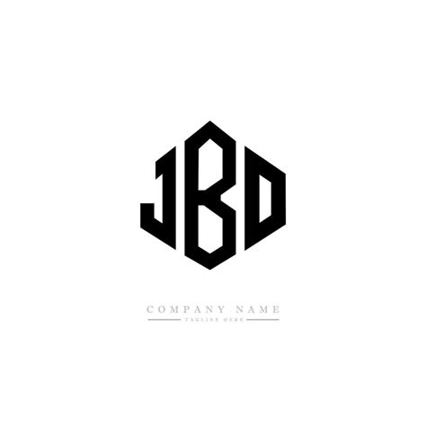 JBO Letter Logo Design With Polygon Shape JBO Polygon And Cube Shape