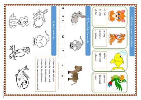 338 Pets English Esl Worksheets Pdf And Doc