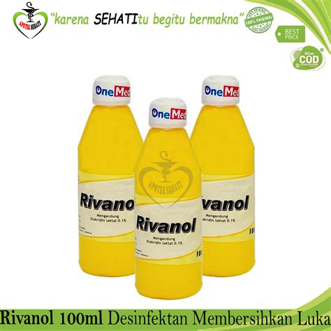 OneMed Rivanol Cairan Pembersih Luka Antiseptik Lazada Indonesia