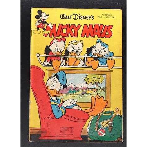 Micky Maus 1953 Original Comic Ehapa Verlag