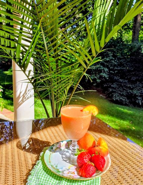 Frozen Tropical Fruit And Rum Cocktail A Perfect Summer Cocktail