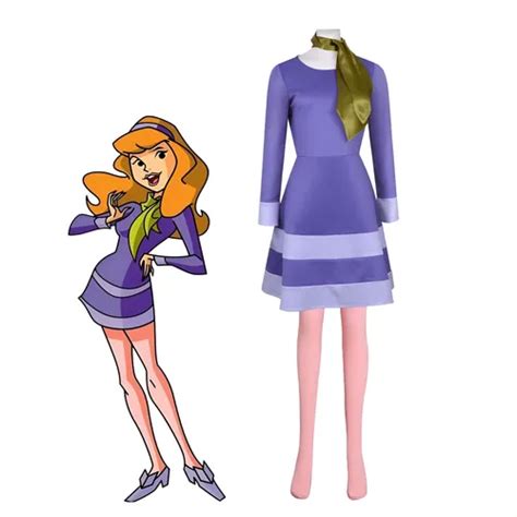 Scooby Doo Vestido De Mulher - Disfraz De Cosplay De Scooby-doo, Vestido De Wilma, De Daphne, Para ...