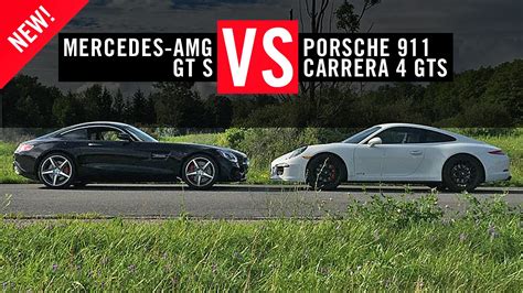 Mercedes AMG GT S Versus Porsche 911 Carrera GTS First Drive Review