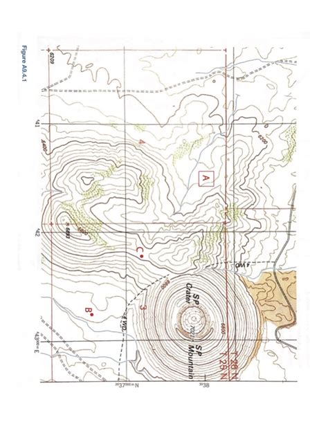 Solved Recreate The Simplified Topographic Map Below Chegg