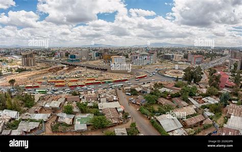 View Of Addis Ababa Stock Photo Alamy