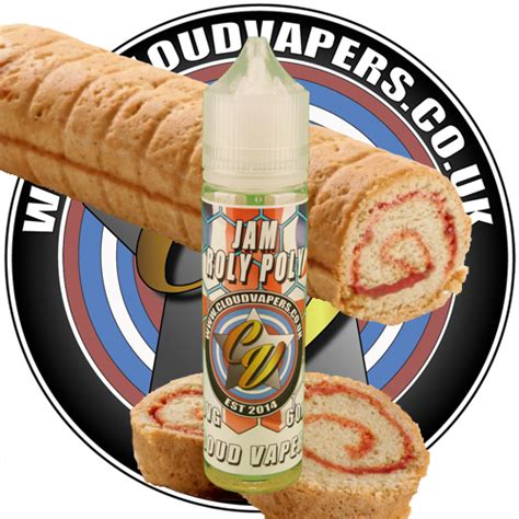 Jam Roly Poly (Popular Cake & Custard Pudding) - Cloud Vapers Gosport