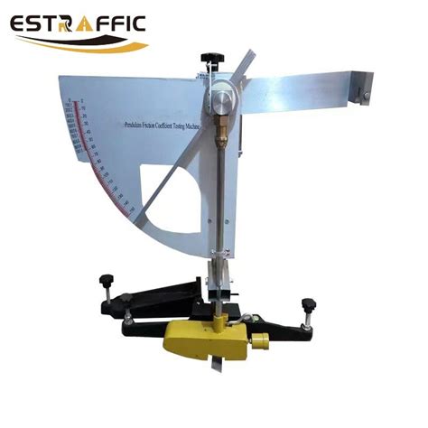 Pendulum Friction Coefficient Testing Equipment Estraffic Everstar