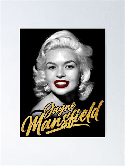 "JAYNE MANSFIELD" Poster for Sale by lakocukute | Redbubble