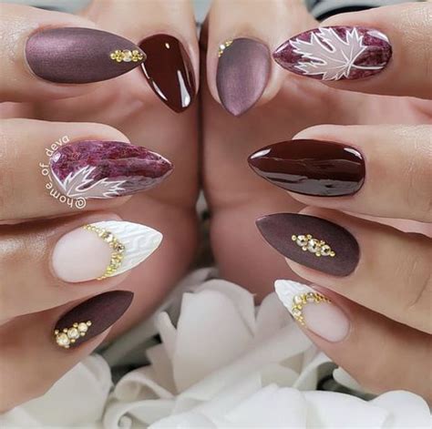 35 Best Fall Nail Designs - Fall Nail Art Ideas