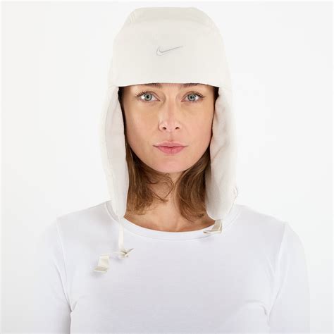 nike fly unstructured puffer trapper cap light bone light bone light