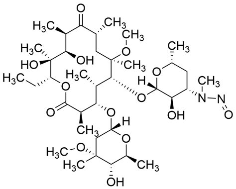 N Nitroso Desmethyl Clarithromycin Impurity