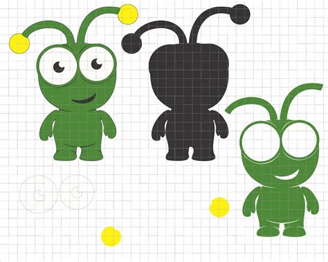 Cricut Cutie Bug Svg File Layered Design For Cutting Printing Etsy