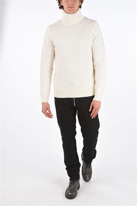 Michael Kors Cable Knit Turtleneck Sweater Men Glamood Outlet