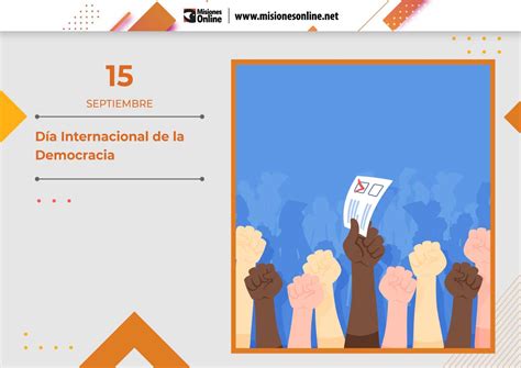 Hoy Se Celebra El Día Internacional De La Democracia ¿cuál Es El