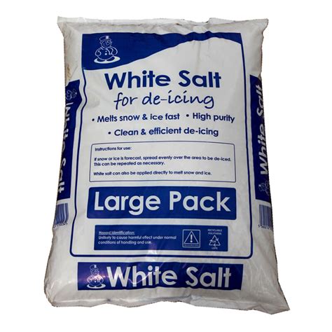 White De Icing Salt Pallet Of X Kg Bags