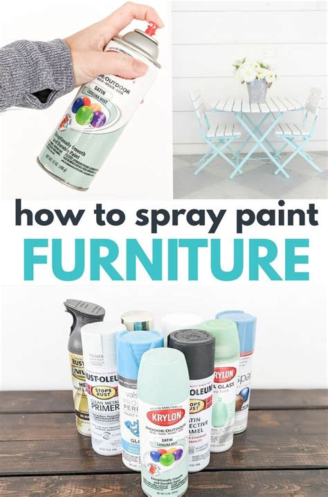 How To Spray Paint Furniture With A Flawless Finish Artofit