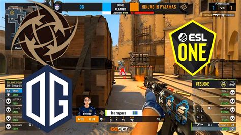 Og Vs Nip Mirage Map Highlights Esl One Cologne Youtube