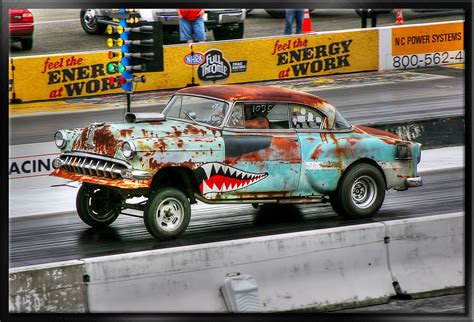 1954 Chevy Gasser With Images Old Race Cars Drag Racing Dragsters