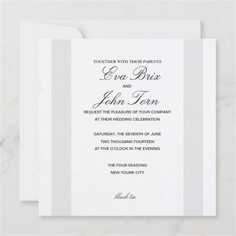 Greek Wedding Invitations | Zazzle.co.uk