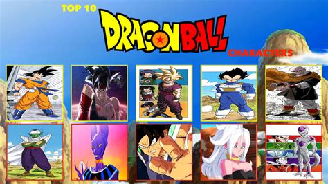 My Top 10 Favorite Dragon Ball Characters Remake By Firemaster92 On