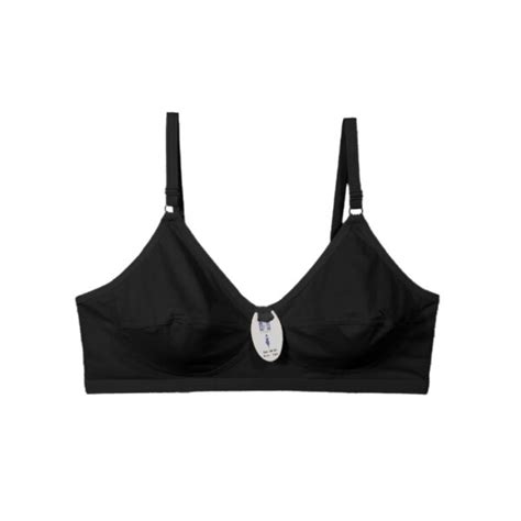 Non Padded Plain Cotton Knit Bra Woomen Pk