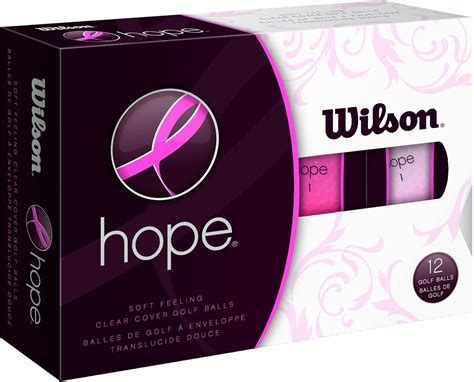 Wilson Hope 12 Ball Ladies Golf Balls Pinkhot Pink