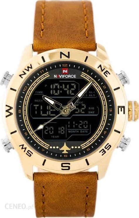 Naviforce Nf9144 Zn077C Brown Gold Zegarki Męskie Ceny i opinie