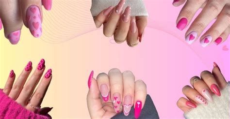 U As Coquette Rosas Dise Os De Manicura Rom Ntica Ideal Para San