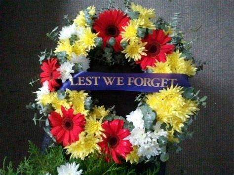 Anzac Wreath Flower Arrangements Anzac Day Wreaths