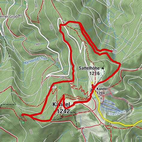 Kandel Hessfelsen Bergfex Wanderung Tour Baden W Rttemberg