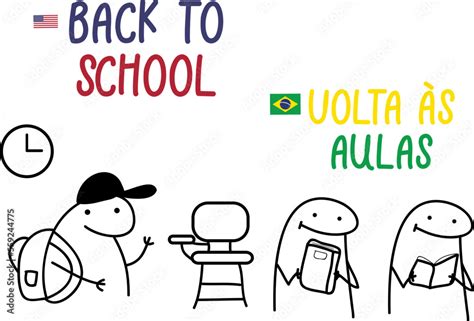 Meme Internet Flork Student Message English Back To School