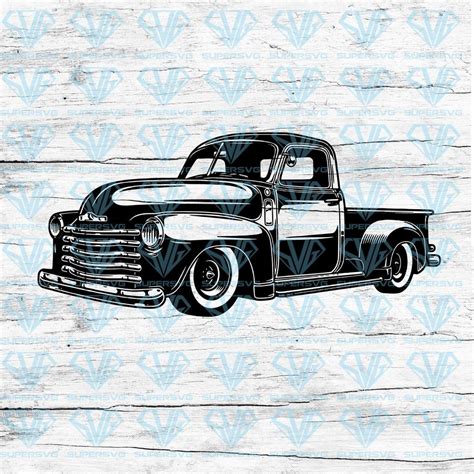 Silhouette Vintage Truck Svg Free 207 File Svg Png Dxf Eps Free