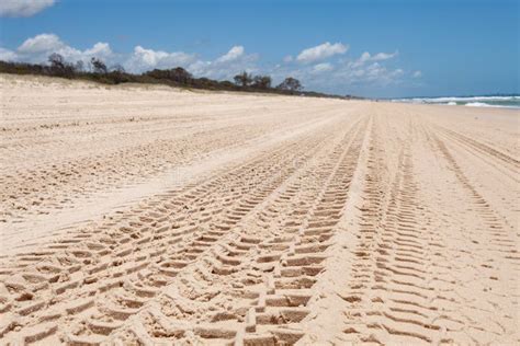 Spiaggia Di Sabbia Per Pneumatici Wd Immagine Stock Immagine Di