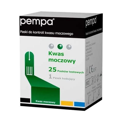 Pempa BK U1 Paski Do Pomiaru Kwasu Moczowego 25 Sztuk 14981842932