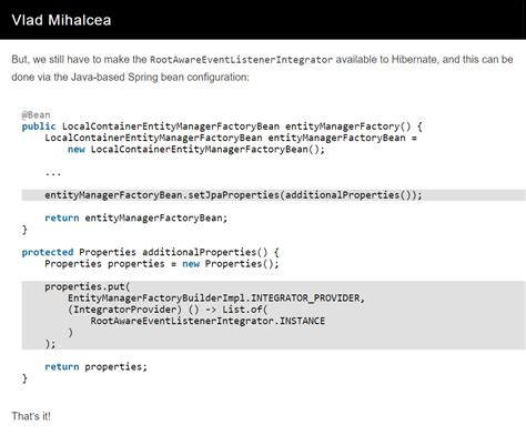 Spring Data Hibernate Entity Listeners Vlad Mihalcea