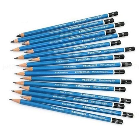 Staedtler Mars Lumograph Pencil Shades Of H Blue Body Lazada Ph