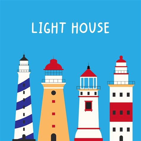 Premium Vector Lighthouse Vector