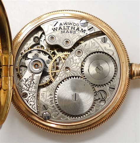 Antique Waltham Engraved 14K Gold Pocket Watch No. 161 | eBay