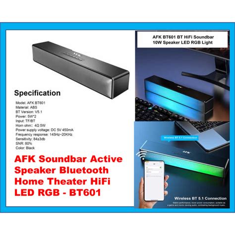 Jual Speaker Bluetooth Soundbar Speker Aktif Laptop Pc Komputer Tv Bass