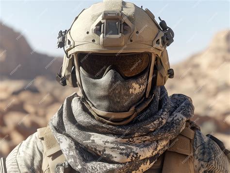 Special Forces Soldier in Advanced Tactical Gear | Premium AI-generated