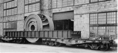 Francis Turbine Load for PRR F22 Gun Flats – Steel Mill