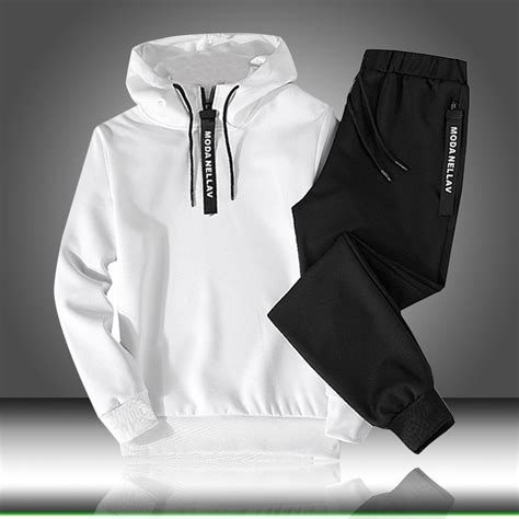 Sets Trainingsanzug M Nner Herbst Winter Mit Kapuze Sweatshirt